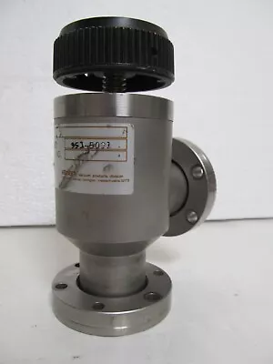 VARIAN 951-5091 VACUUM 90° Manual Bellows Valve 2.75  CF Rotatable Flanges • $64.99