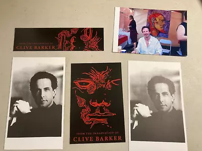 Clive Barker Book Signing Cards Photo And Bookmark • $10