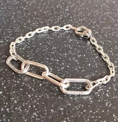 Pandora S925 Ale Sterling Silver Me Small Link Chain Bracelet - 8.2 G • £30