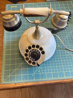 Vintage Onyx Marble Rotary Dial Cream Color Telephone Needs Work • $65