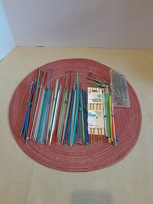 $79.95 • Buy Large Lot Of Knitting Needles & Crochet Hooks And More Plus 100+