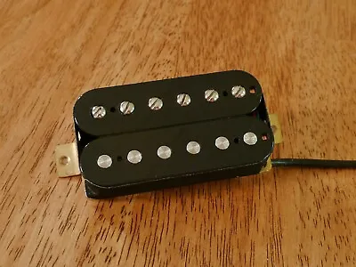 Vintage Output Neck Humbucker Pickup Black Alnico 2 Magnets Four Conductor Wired • $23.99