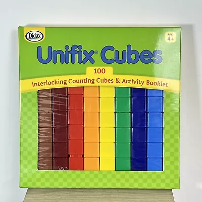 Unifix Cubes Set (100 Pack) Basic Colors By Didax Educational Resources + Gifts • £12.44