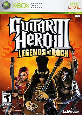Guitar Hero III: Legends Of Rock (Xbox 360) [PAL] - WITH WARRANTY • $11.57