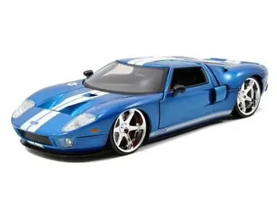 Fast & Furious 1:24 2005 Ford GT Blue Diecast Replica • $27.98