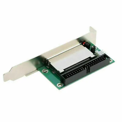 40-Pin Cf Compact Flash Card To 3.5 Ide Converter Adapter Pci Bracket Back Panel • $8.60