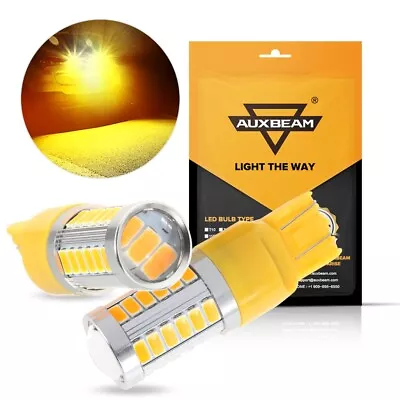 AUXBEAM 7443 7444 LED Reverse Backup Signal Light Yellow For Acura MDX 2014-2020 • $17.99