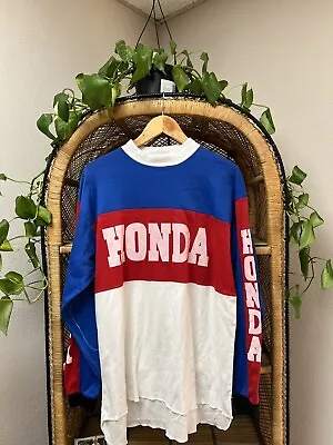 Vintage Honda Motocross Jersey Team Rider Jeff Snyder XL • $350