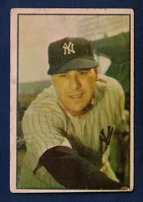 1953 Bowman Color Vic Raschi #27 New York Yankees G- • $7.23