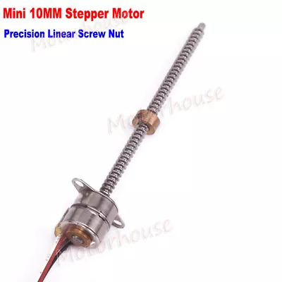 DC 5V 2-phase 4-wire Micro 10mm Stepping Stepper Motor 55mm Long Screw Block Nut • $8.55