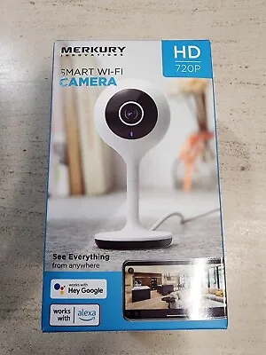 Merkury Innovations Indoor Smart Security Camera 720P Wi-Fi Camera Open Box F • $29