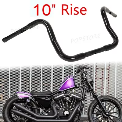 12  New Inch Cold Drawn Steel Handlebar 1-1/4'' Ape Hangers For Harley Road King • $89.69