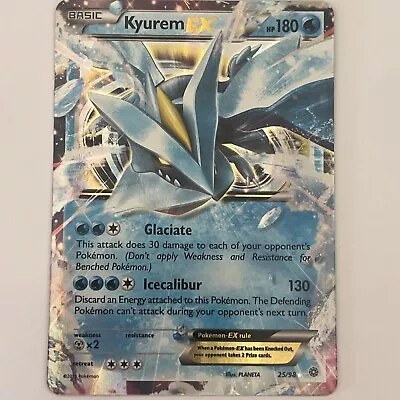 Pokémon TCG Kyurem-EX Ancient Origins 25/98 Holo Holo Rare EX • $8.95