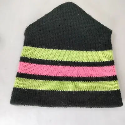Colorful 1970's Vintage Knit Winter Ski Hat Stocking Cap - 100% Wool Meister • $14.99