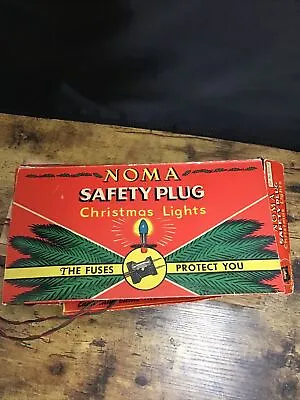 Vintage Noma Christmas Lights Original Box Mazda Bulbs • $13.99