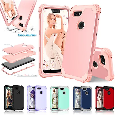 For Google Pixel 4 XL 3 3a XL Rubber Shock Proof Heavy Duty Hard Back Case Cover • $12.99