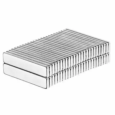 3/4 X 3/16 X 1/16 Inch Neodymium Rare Earth Block Magnets N52 (65 Pack) • $21.99