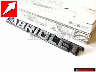 Original VW CABRIOLET Rear Trunk Boot Badge Emblem US Spec - 155853687B GX2 • $36.62