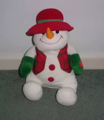 Frosty The Snowman Singing Plush Christmas Ornament 24cm: Excellent Condition • £20