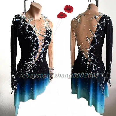 £169 • Buy Stylish Ice Skating Dress.Competition Figure Skating Dance Twirling Costume