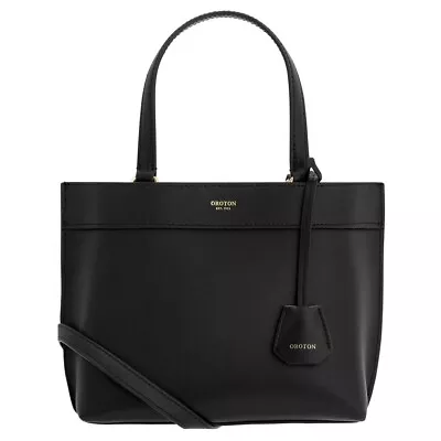 Oroton Leather Harvey Tote Bag Black • $165