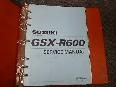 $41.30 • Buy 2001 2002 2003 Suzuki GSX-R600 Sport Motorcycle Shop Service Repair Manual