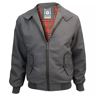 Mens Classic Location Mod Coat Jacket Tartan Lining Soft S-5XL • £17.95