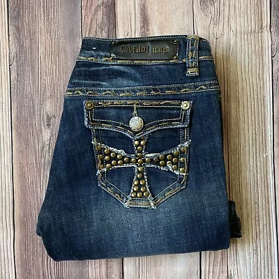 LA Idol Embellished Denim Jeans Size 11 • $40