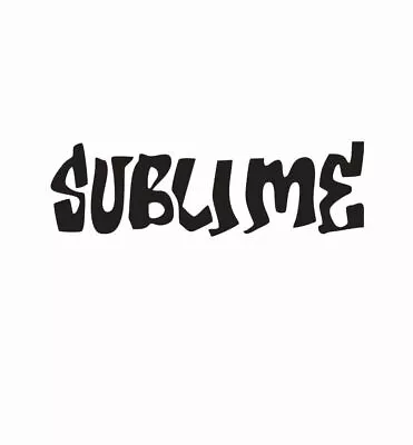 Sublime Music Band Vinyl Die Cut Car Decal Sticker - FREE SHIPPING! • $2.99