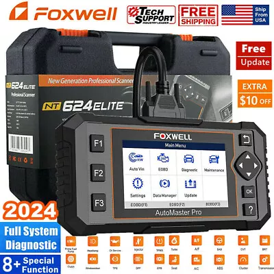 All System OBD2 Scanner Car Diagnostic Tool ABSDPFEPBSASSRSTPMSEngine Scan • $181.56