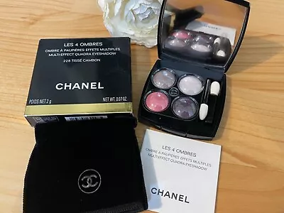 Chanel Eyeshadow Palette Les 4 Ombres 228 Tisse Cambon Pink Purple Shadow - NEW • £36.50