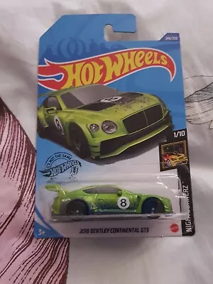 HOT WHEELS 2020 18 BENTLEY CONTINENTAL GT3 Q CASE Long Card • $4