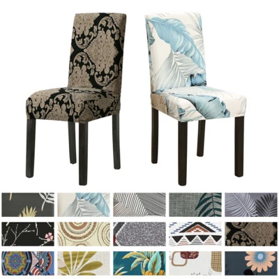 $242.99 • Buy Dining Chair Covers Spandex Stretch Washable Cover Wedding Banquet Party 4/8PCS