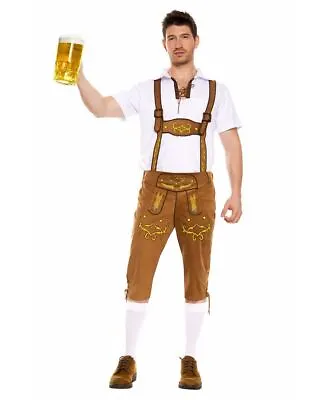 Brand New Men's Bavarian Lederhosen Costume Music Legs 76018 • $52.99