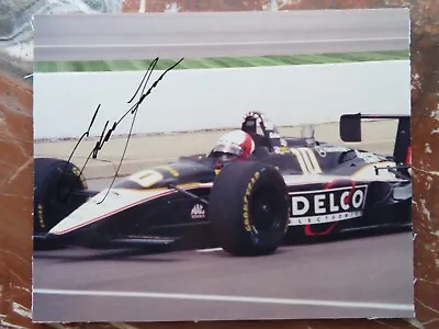 Signed Autographed 8 X 10 Photo Indy 500 Race Driver Eddie Lawson • $9.95