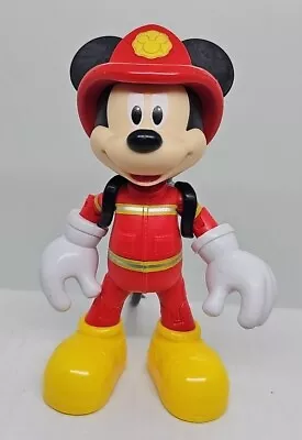 Disney Junior Mickey Fire Rescue Action Mickey Mouse Fire Fighter 6  Loose • $13.99