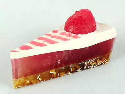 Cake Slice Uk Hand Made Strawberry & Cream  Soap - Superb Silky Soft Luxury • £6.60