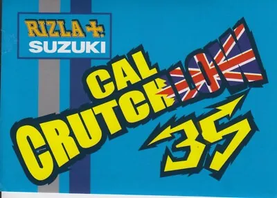 Cal Crutchlow Rizla Suzuki MotoGP BSB Sticker. • £9.99