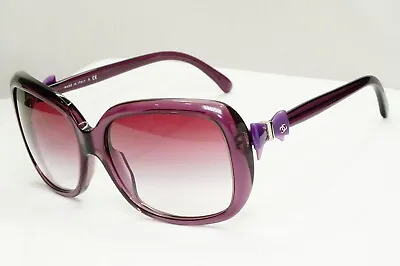 CHANEL  Sunglasses - 5171 C1083/3P - Violet - Womens - CoCo Bows - Purple • $430