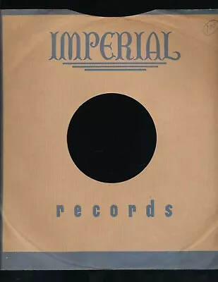 78 RPM Company Logo Sleeves- POST WAR-IMPERIAL-Blue • $20