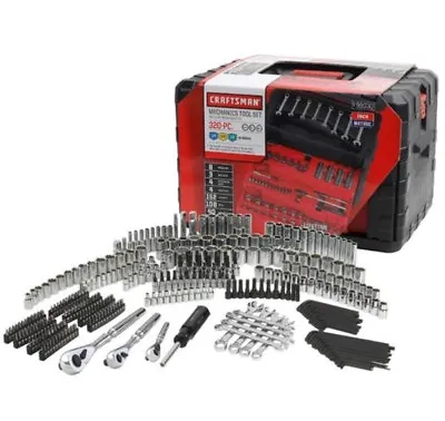 Craftsman 320 Piece Mechanics Tool Set With Case Wrenches SAE Metric 230 450 NEW • $189.89