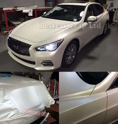 Full Roll - Metallic Satin Matte Chrome Vinyl Film Car Wrap Sticker Bubble Free • $290.39