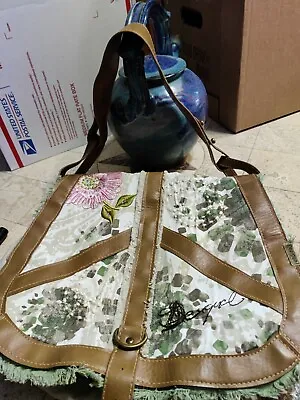 Desigual Hobo Hippie Bag Purse Peace Sign Nice  • $24