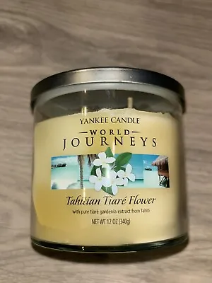 Yankee Candle Tahitian Tiare Flower World Journeys Regular Tumbler NEW RARE • £25