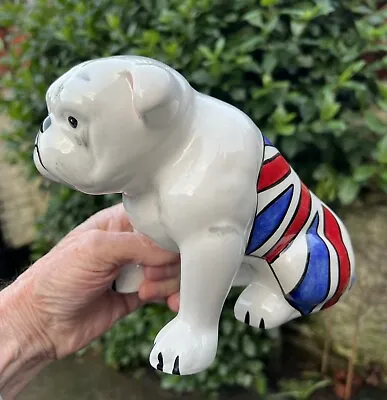 Rare Lorna Bailey Union Jack Bulldog. • £110