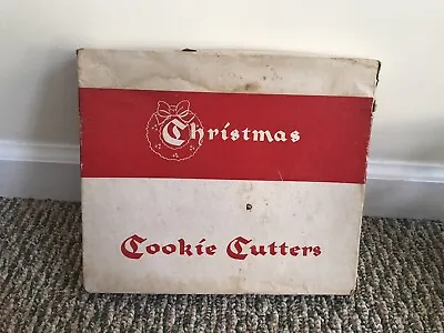 $13.50 • Buy Vintage HRM Christmas Cookie Cutters In Origional Box (10)
