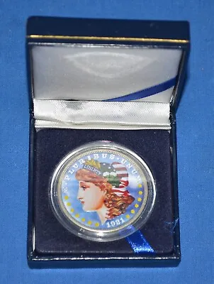 1921 Morgan Silver Dollar COLORIZED COMPLETE With BOX • $54.99