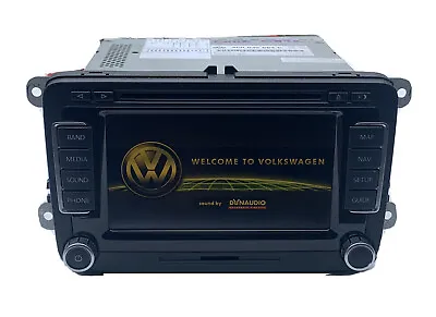 ✅06-15 Volkswagen RNS510 Touch Screen Navigation Receiver Radio Head Unit W Code • $299.99