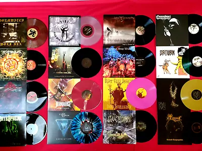 Job Lot Collection Of Heavy Metal Vinyl Lp Thrash Hard Rock Speed Death Power • $155.53