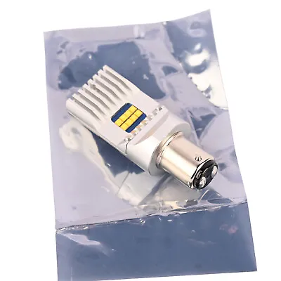 LED Headlight Bulb WARM White 6-Volt Or 12-Volt Fits Model A Ford Model T BA15D • $20.99